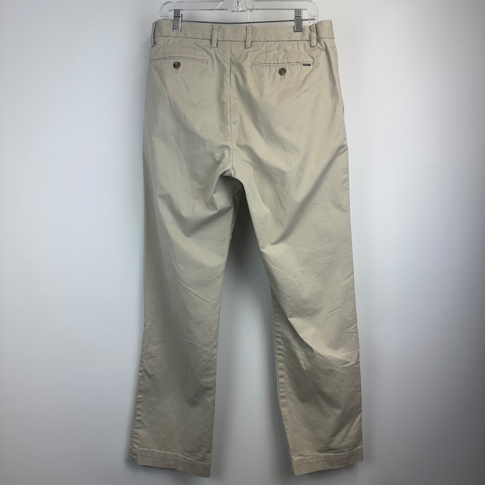 Polo Ralph Lauren Mens Stretch Classic Fit Chino Pants Tan Khaki 33x32 - Picture 13 of 16